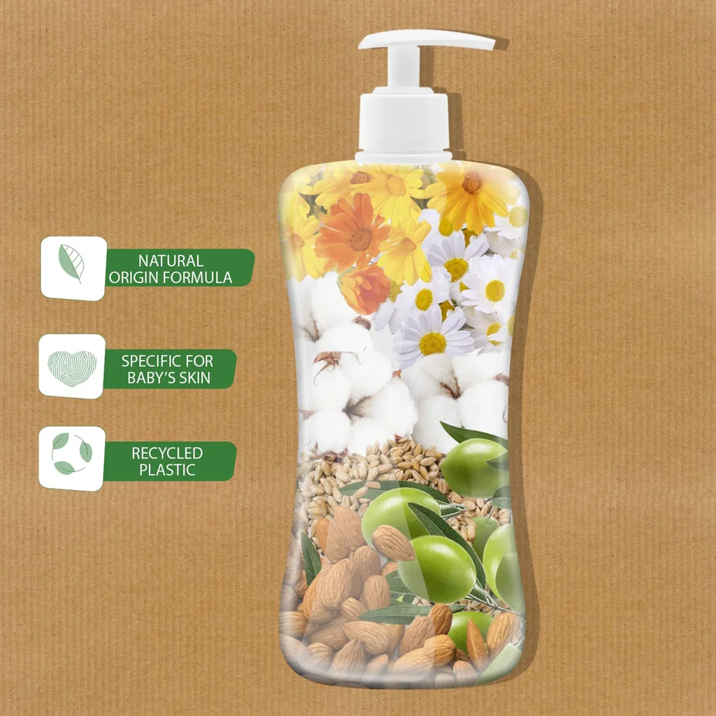 Chicco Sprchový gel 2v1 s dávkovačem Baby Moments 0m+ 750 ml