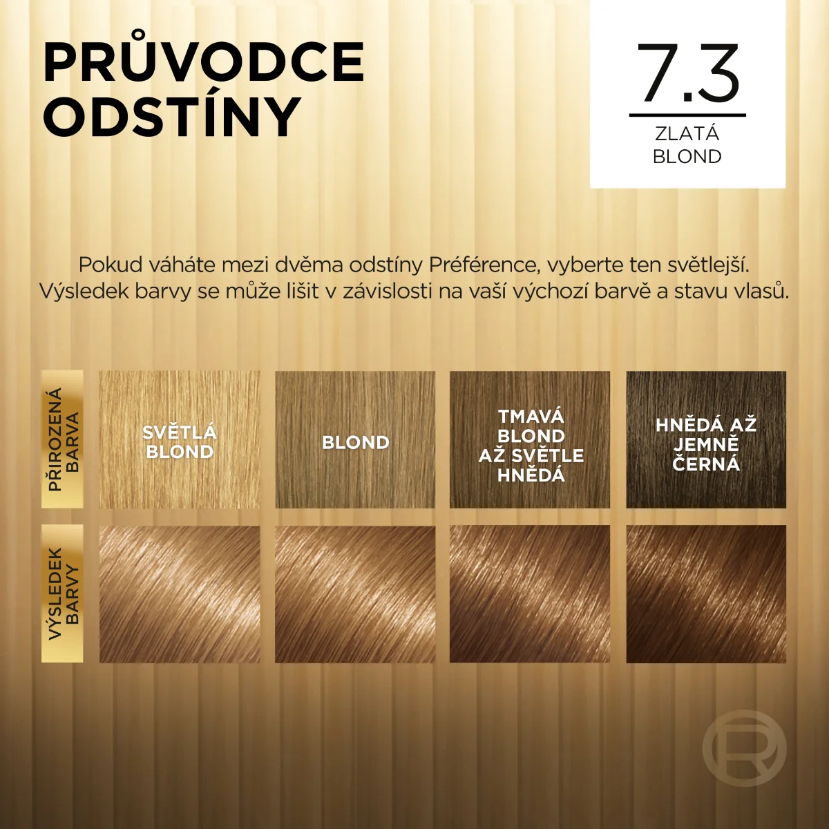Loréal Paris Preference 7.3 zlatá blond