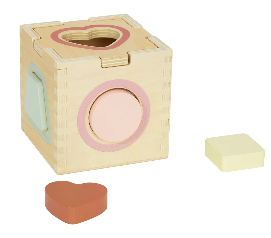 2Kids Toys Motorické hračky 3v1 Unicorn – vkládačka, pyramida, labyrint, 12m+