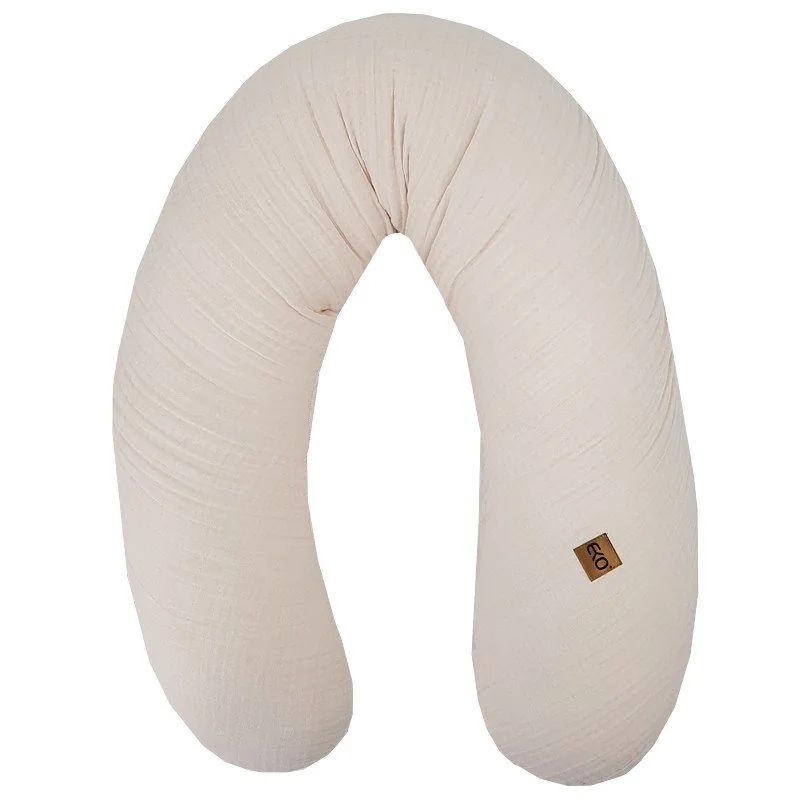 Eko Polštář ke kojení mušelinový Beige 180 cm