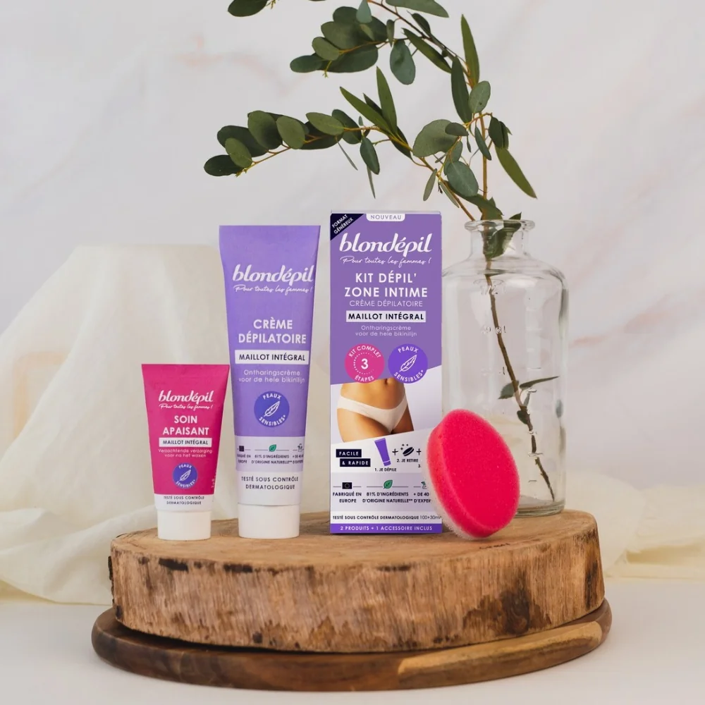 Blondépil Depilační set na intimní oblast 3 ks