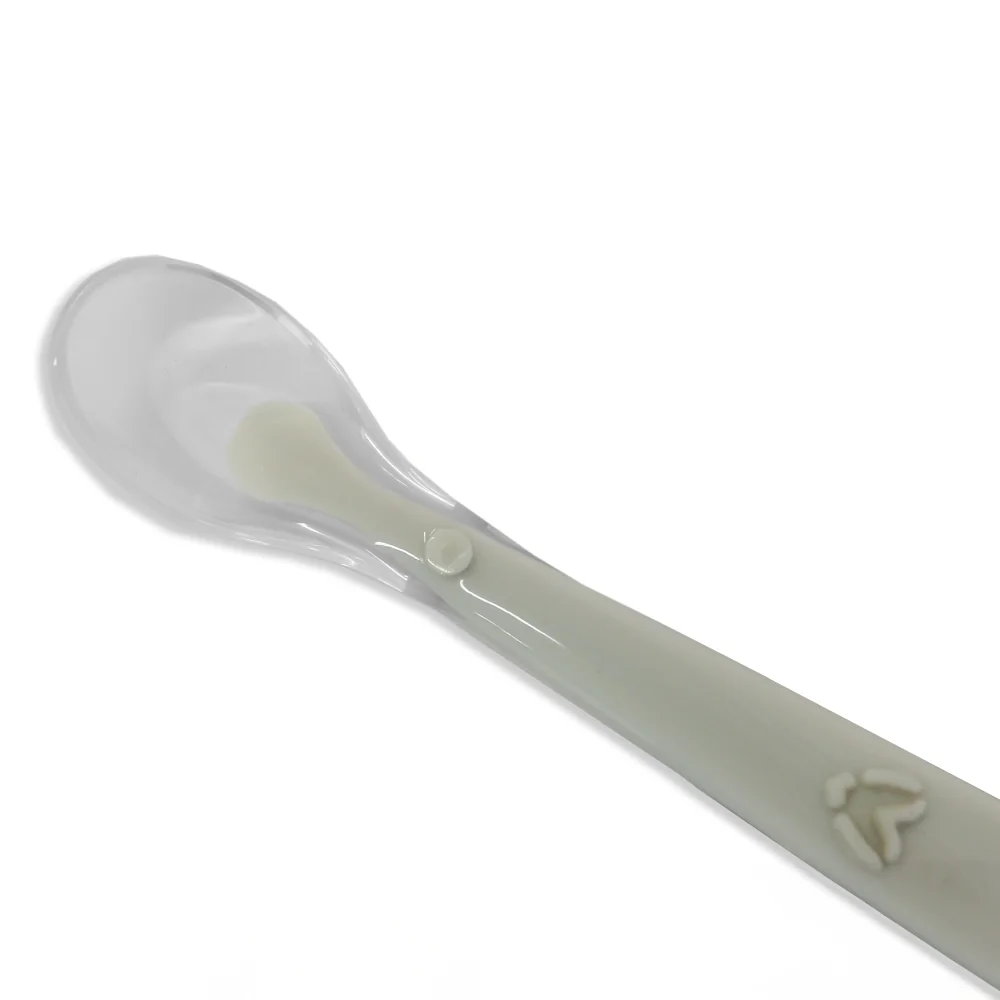 Bo Jungle měkké jídelní lžičky Soft 3 ks White/Grey/Blue