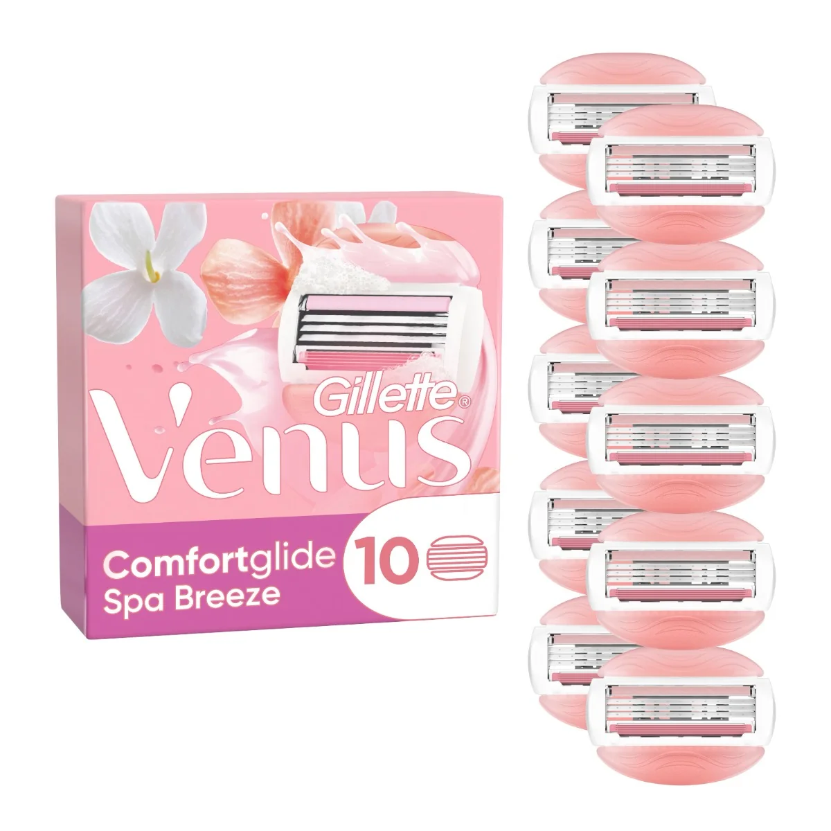 Gillette Venus ComfortGlide Spa Breeze náhradní hlavice 10 ks