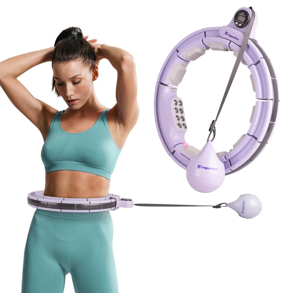 inSPORTline Masážní obruč Weight Hoop Pro 69-105 cm