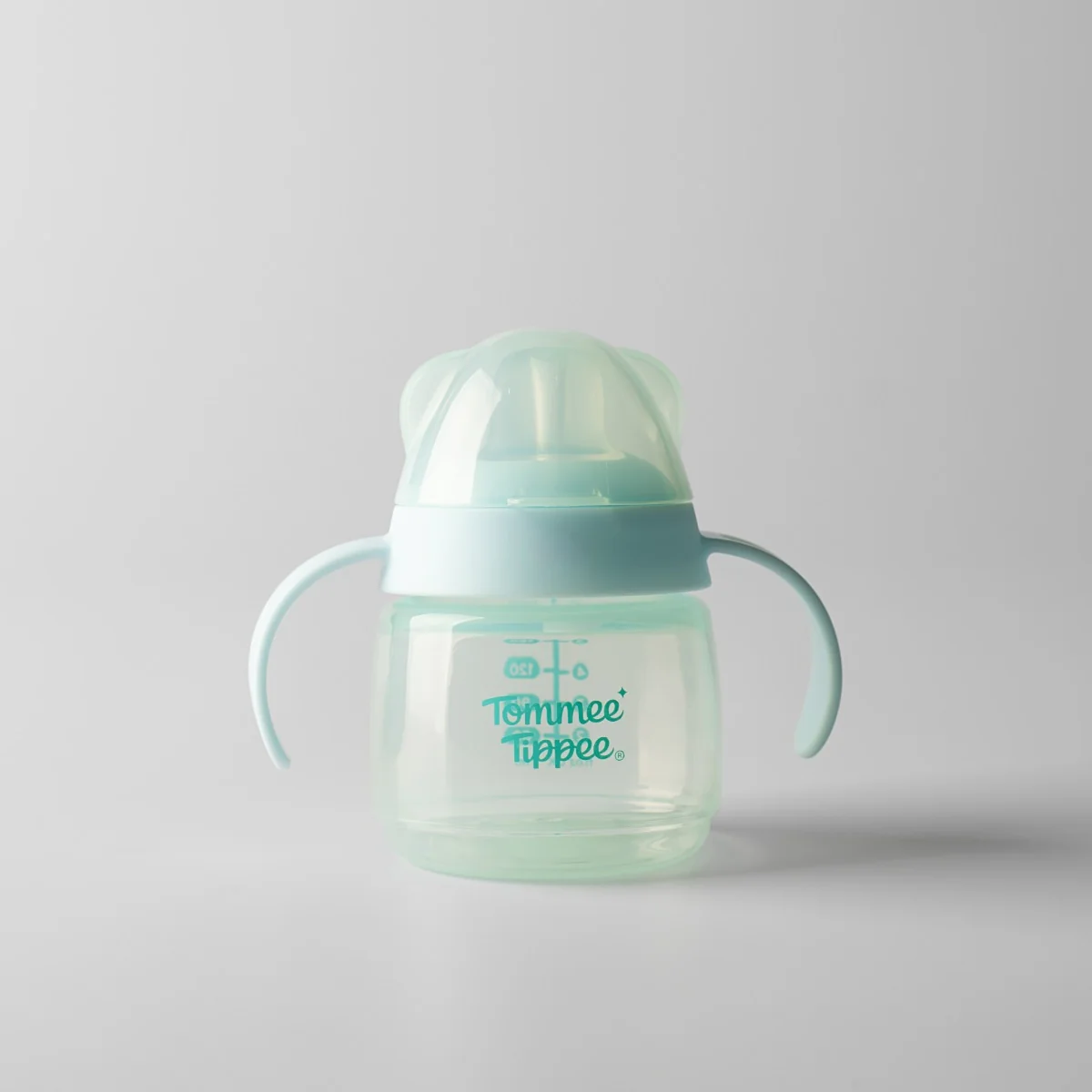Tommee Tippee Netekoucí hrneček s hubičkou Transition 4m+ 150 ml modrý