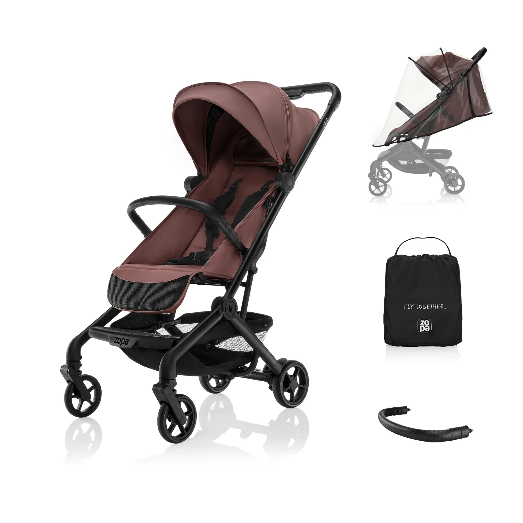 Zopa Sportovní kočárek Jet, Amber Brown 8