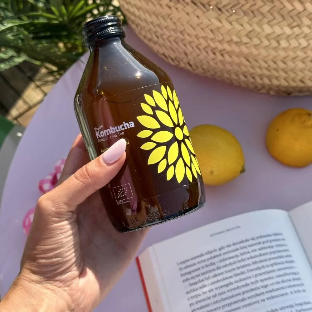 VIGO Kombucha kurkuma a zázvor BIO 330 ml