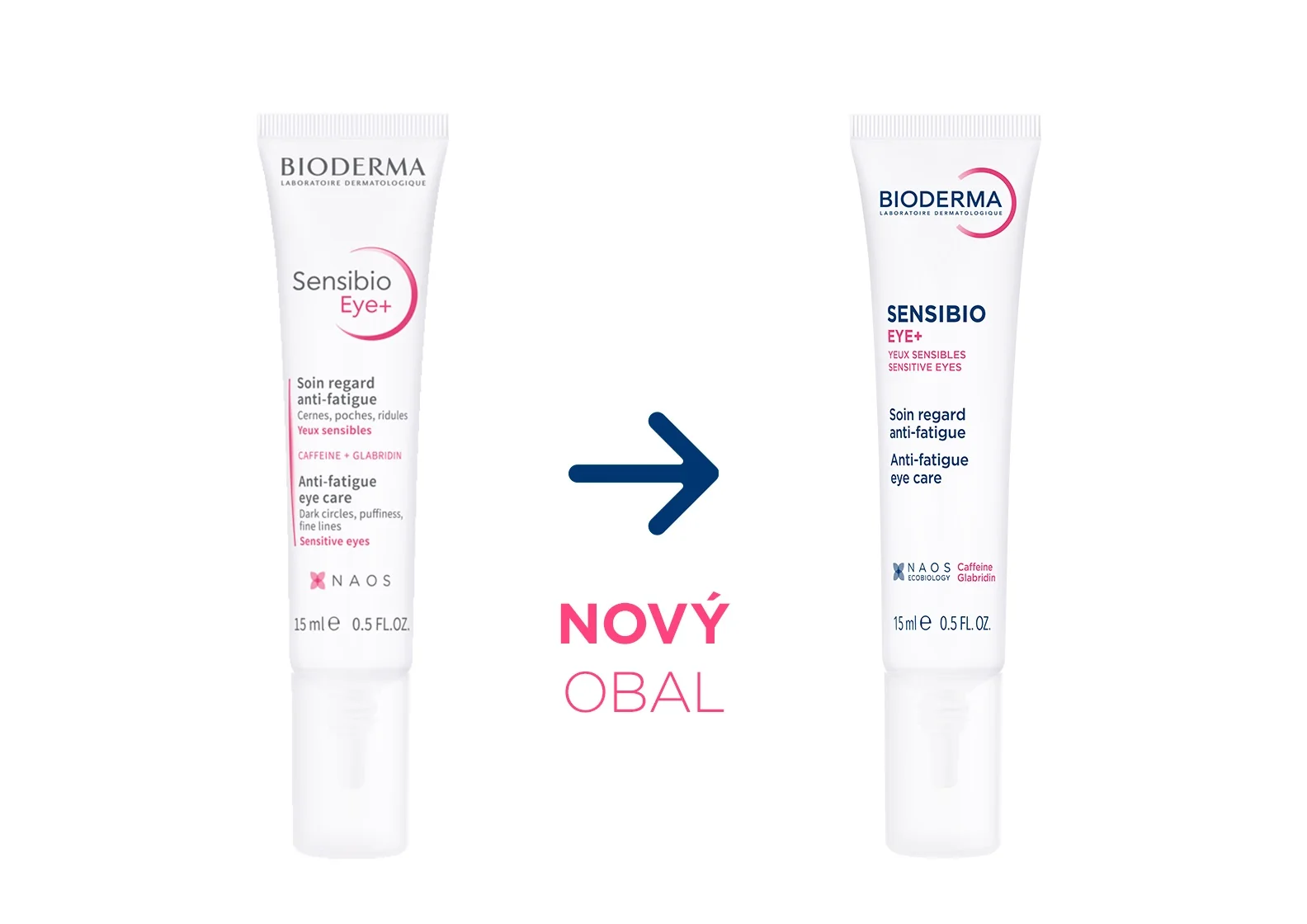BIODERMA Sensibio Eye+ oční gel-krém 15 ml