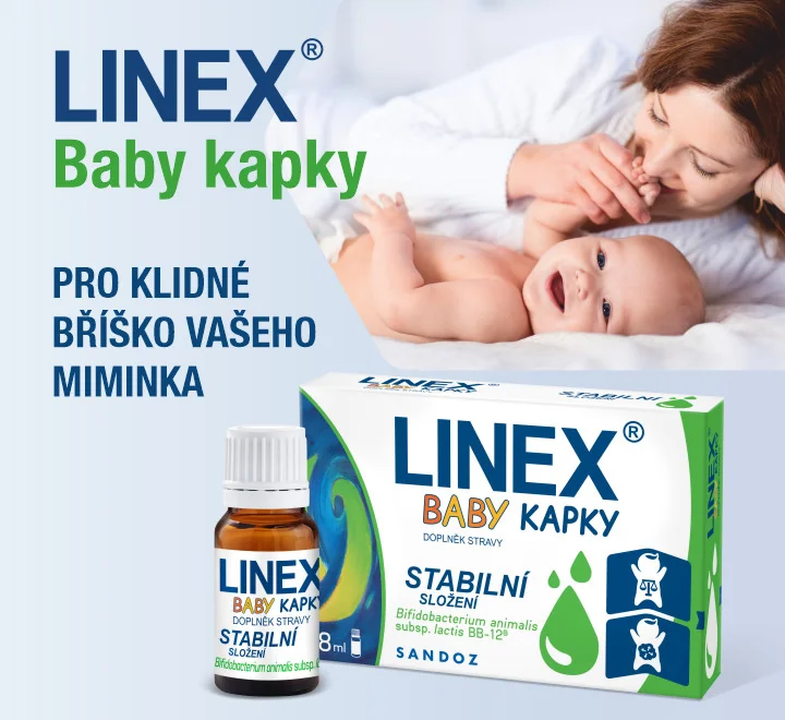 Linex Baby kapky. Pro klidné bříško vašeho miminka. Linex Baby kapky. Pro klidné bříško vašeho miminka.