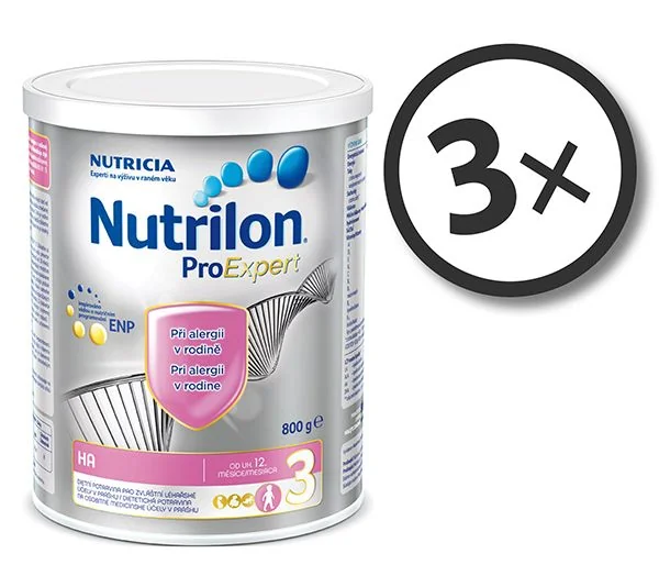Nutrilon HA ProExpert 3 výhodné balení 3x800 g