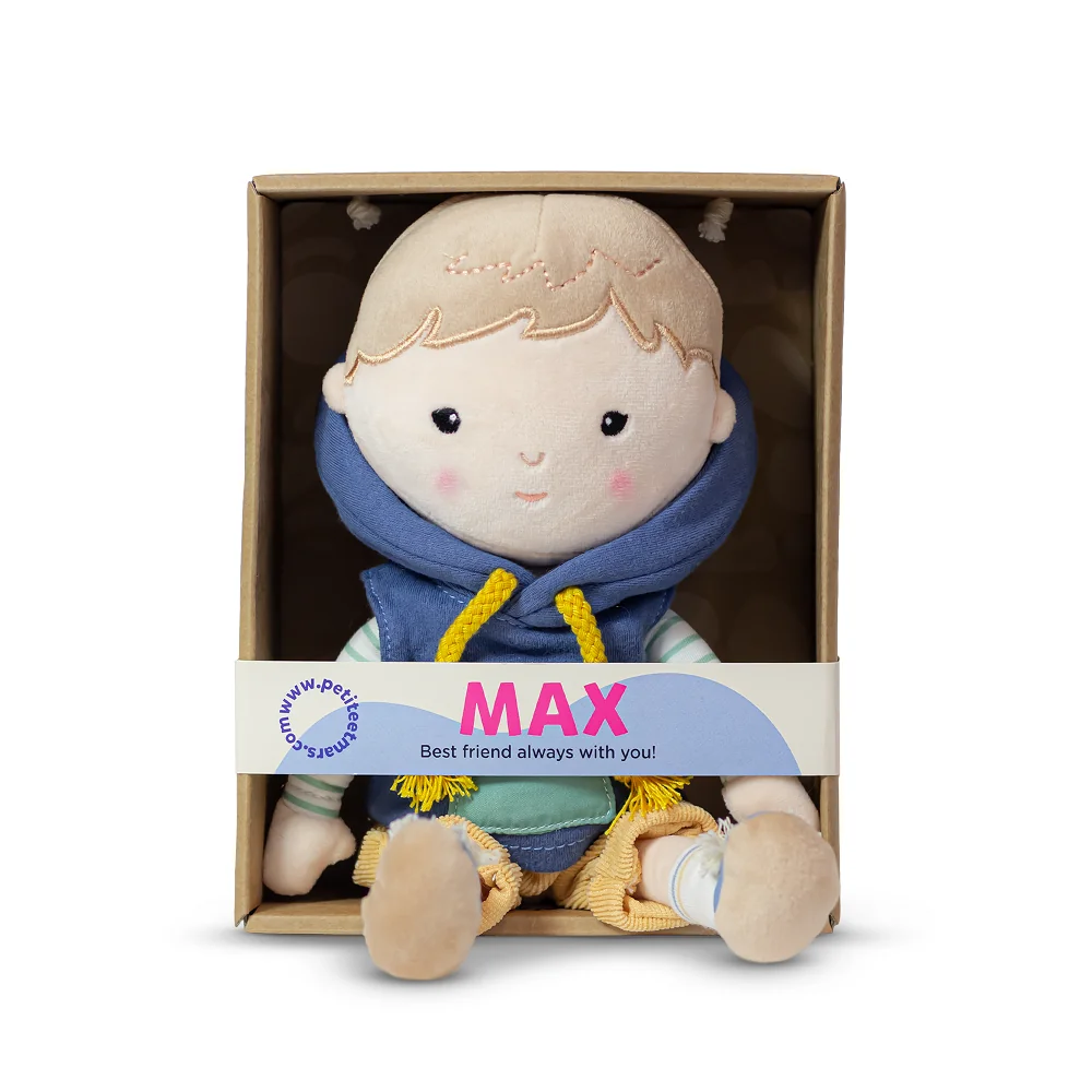 Petite&Mars Panenka plyšová Max 35 cm 0m+ 