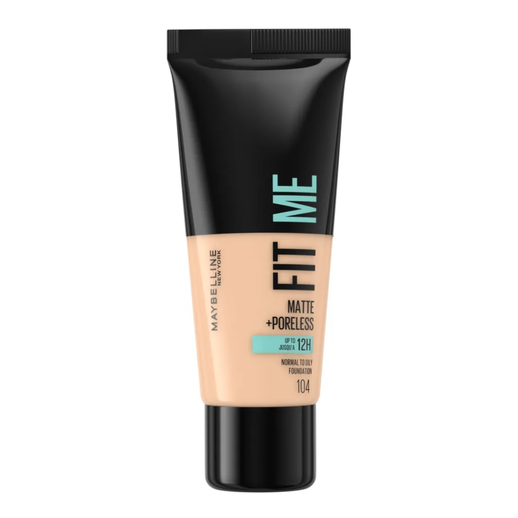 Maybelline Fit me Matte + Poreless odstín 104 Soft Ivory make-up 30 ml