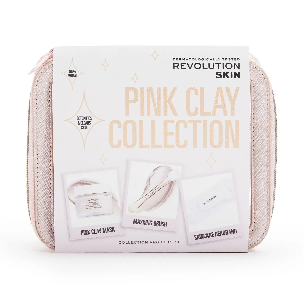 Revolution Skincare Pink Clay Collection Set