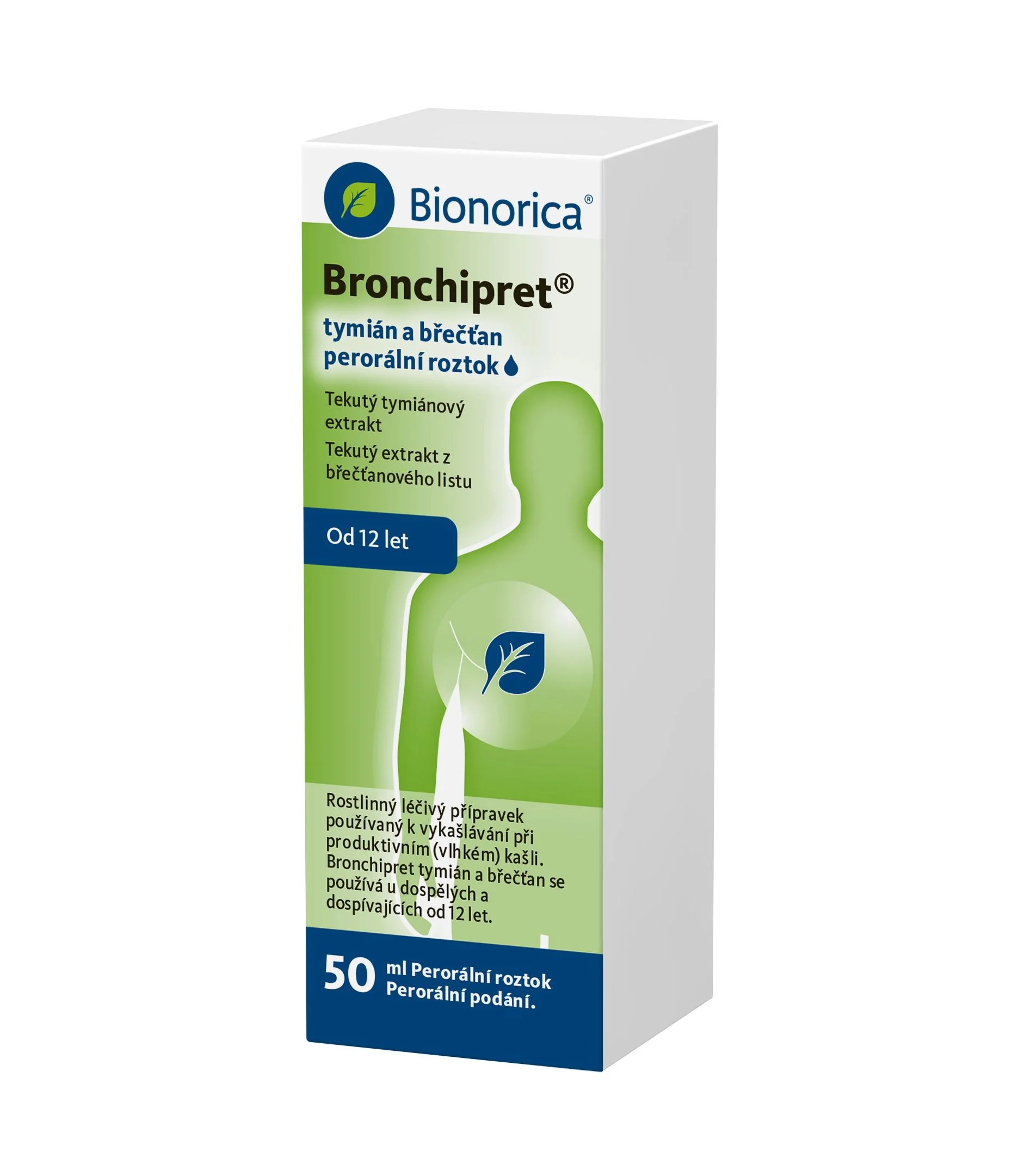 Bronchipret tymián a břečťan perorální roztok 50 ml