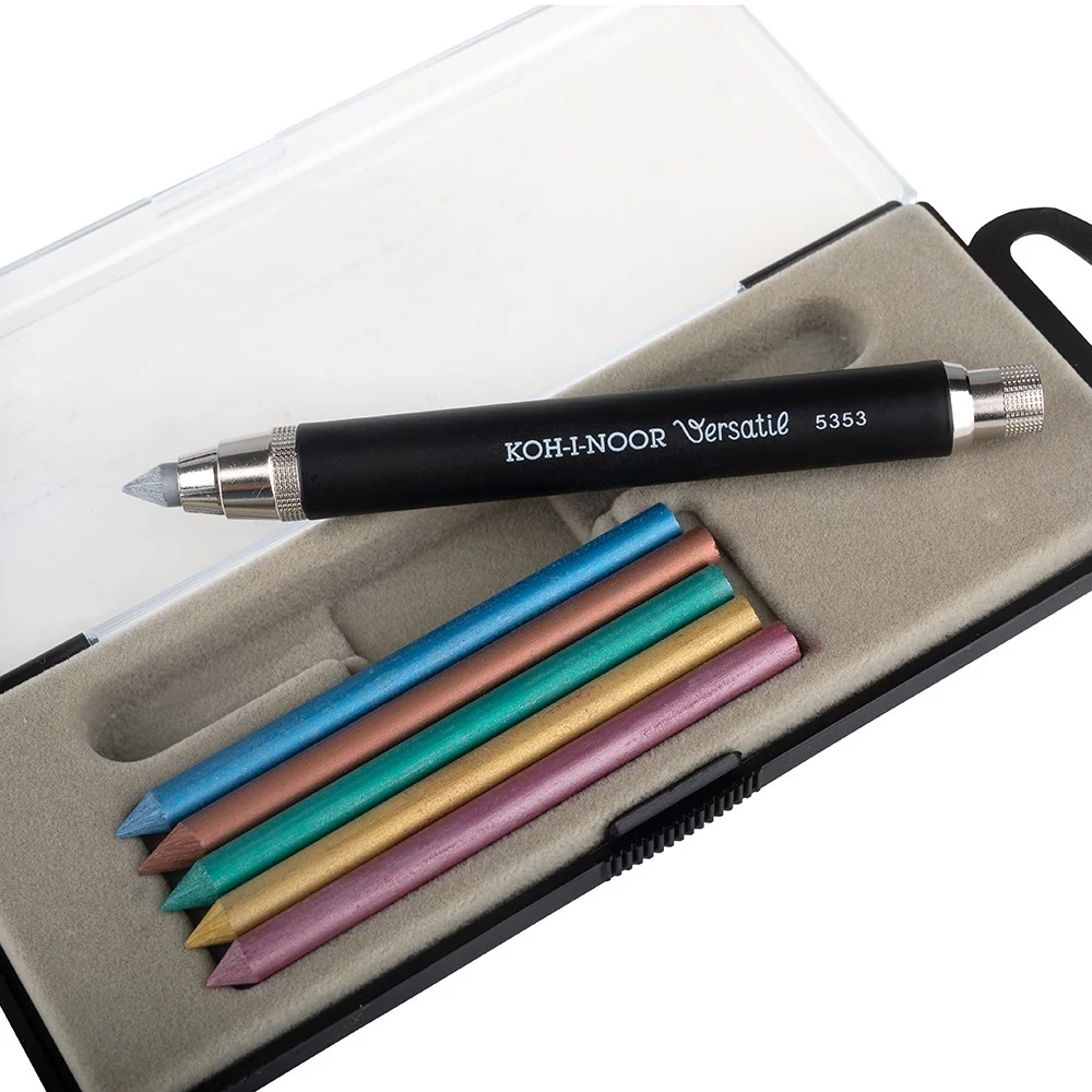 KOH-I-NOOR 5353 SOFT - mechanická versatilka + 6 metalických tuh