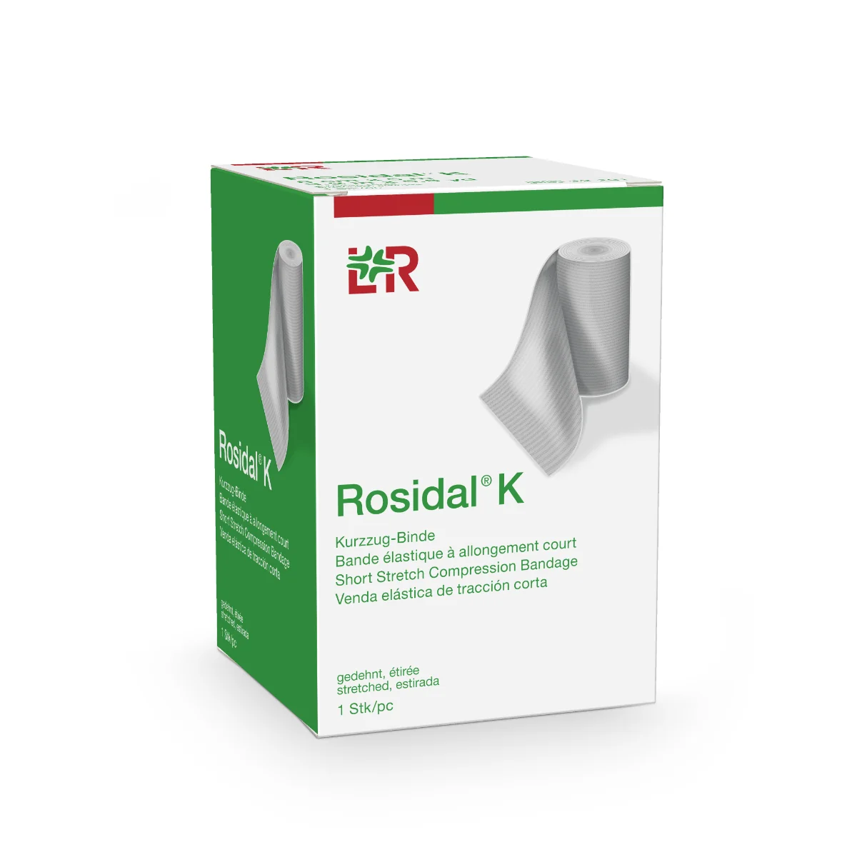 Rosidal K elastické kompresivní obinadlo 6 cm x 5 m krátký tah 1 ks