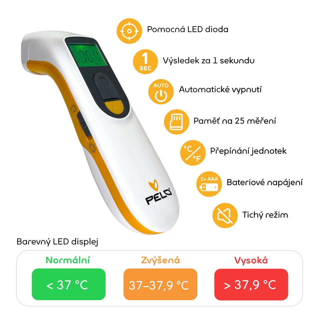 PELO Infračervený teploměr Swift