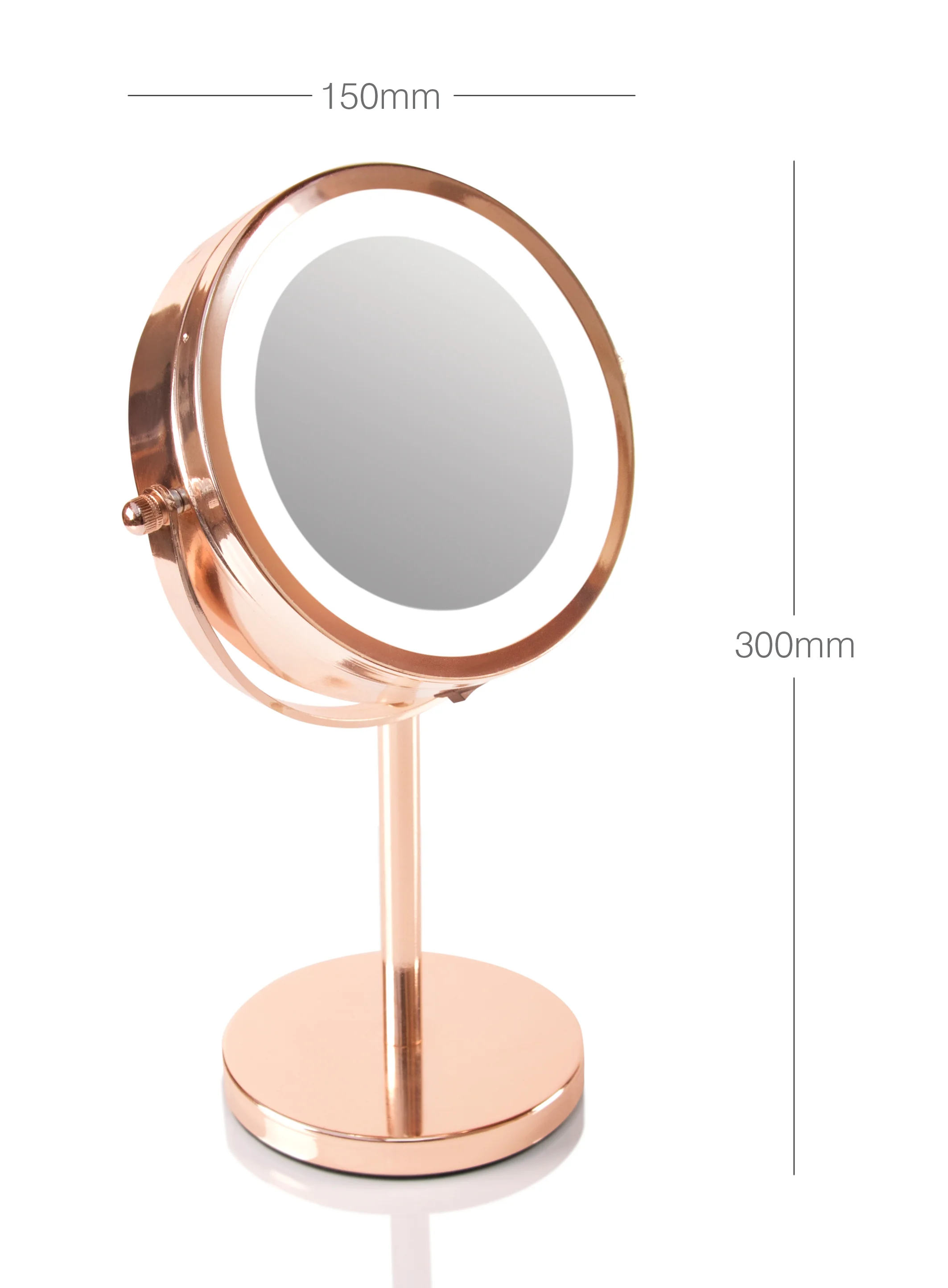 Rio Kosmetické zrcadlo - rose gold