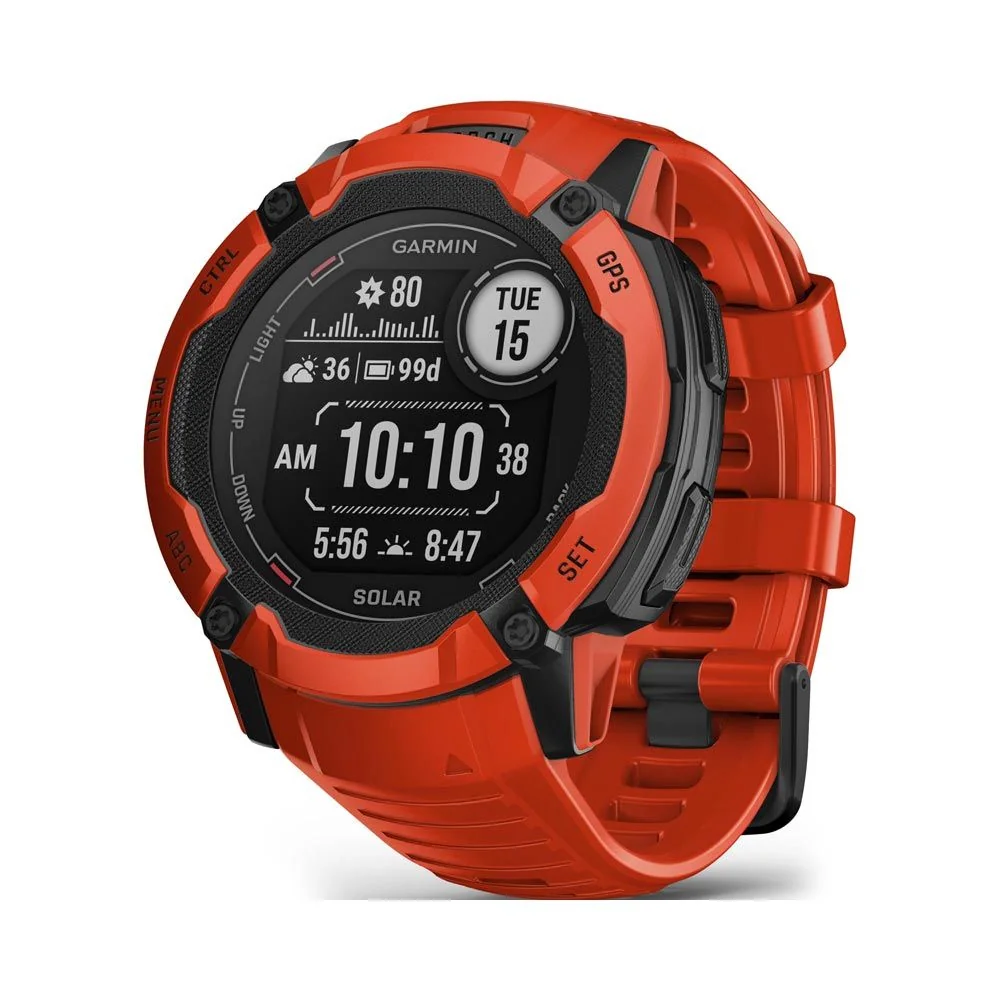 Garmin Instinct 2X Solar chytré hodinky Flame Red