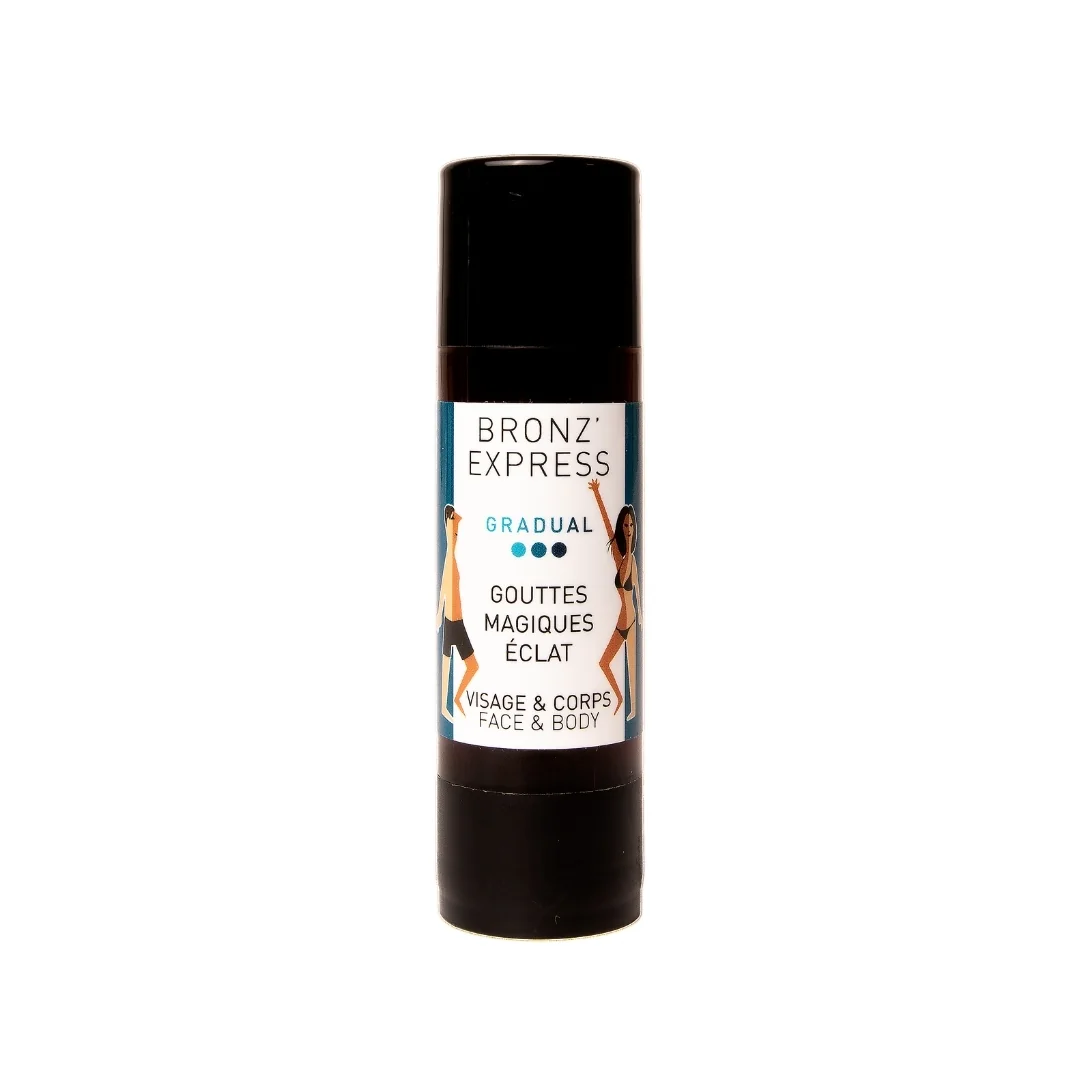 Bronz'Express Samoopalovací kapky na obličej a tělo 30 ml