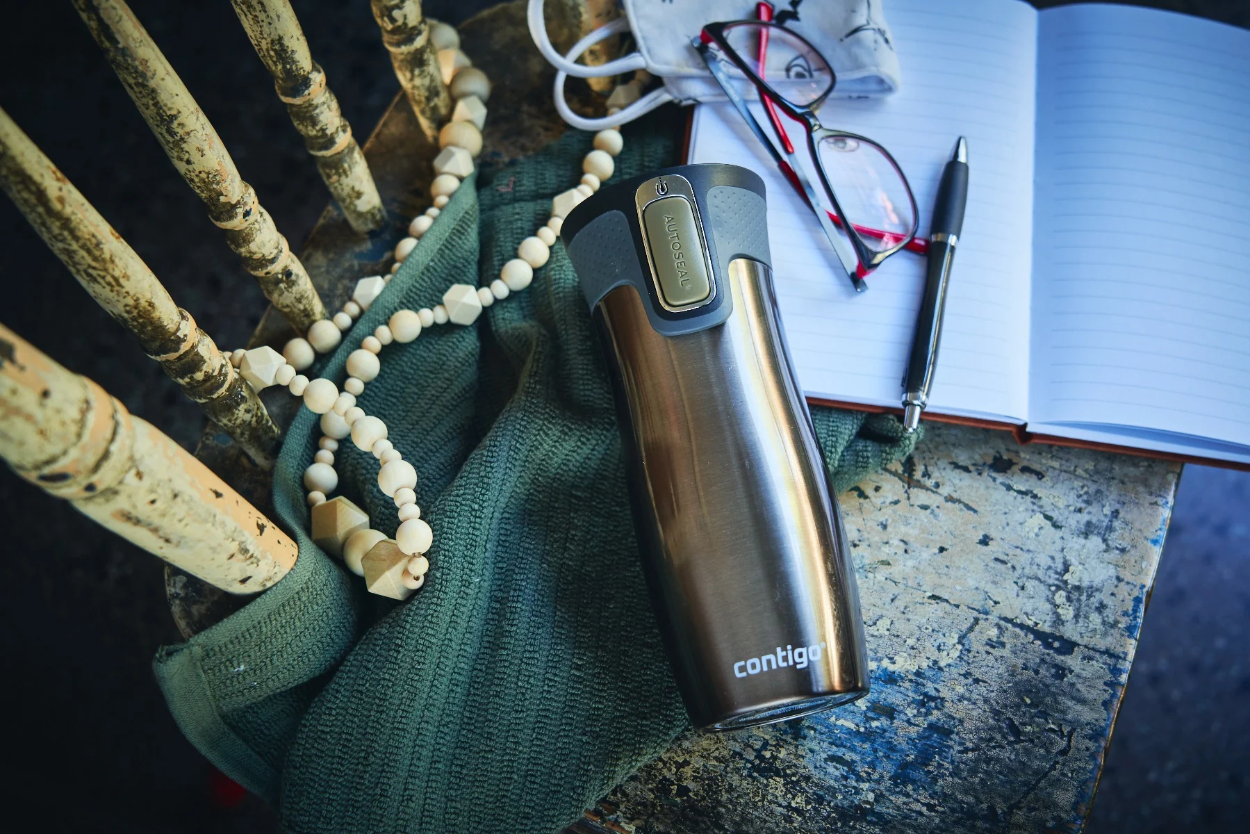 Contigo Termoláhev West Loop Latte bronzová 470 ml