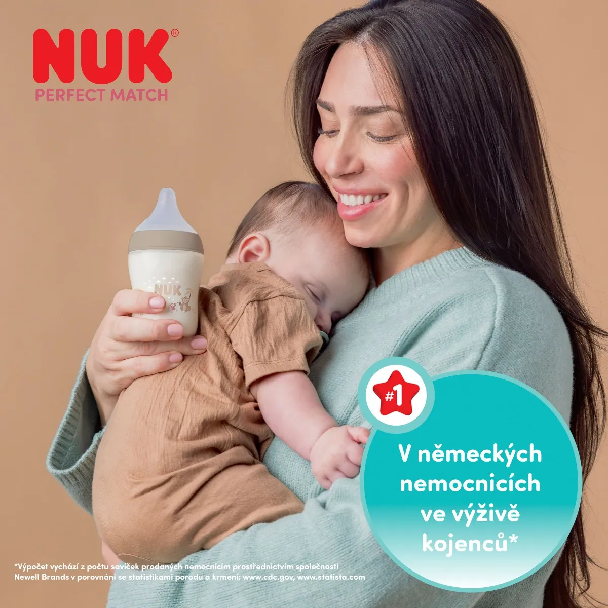 NUK Perfect Match Savička 6m+ vel. Flow Control 2 ks