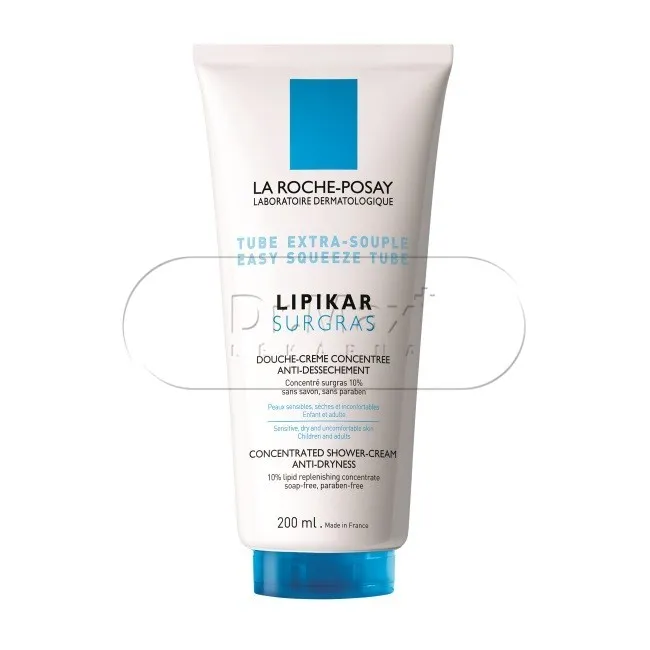 LA ROCHE-POSAY Lipikar Surgras zvláčňující sprchový gel 200ml