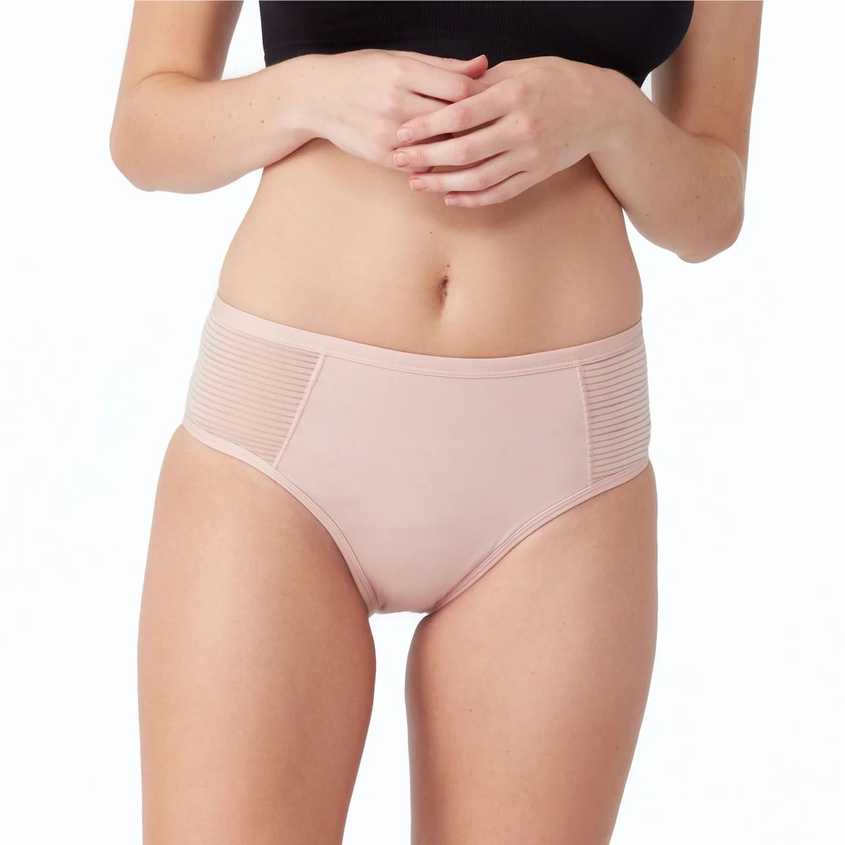 Love Luna Menstruační kalhotky LUXE Midi Putty Pink (LOVE016PP) XL