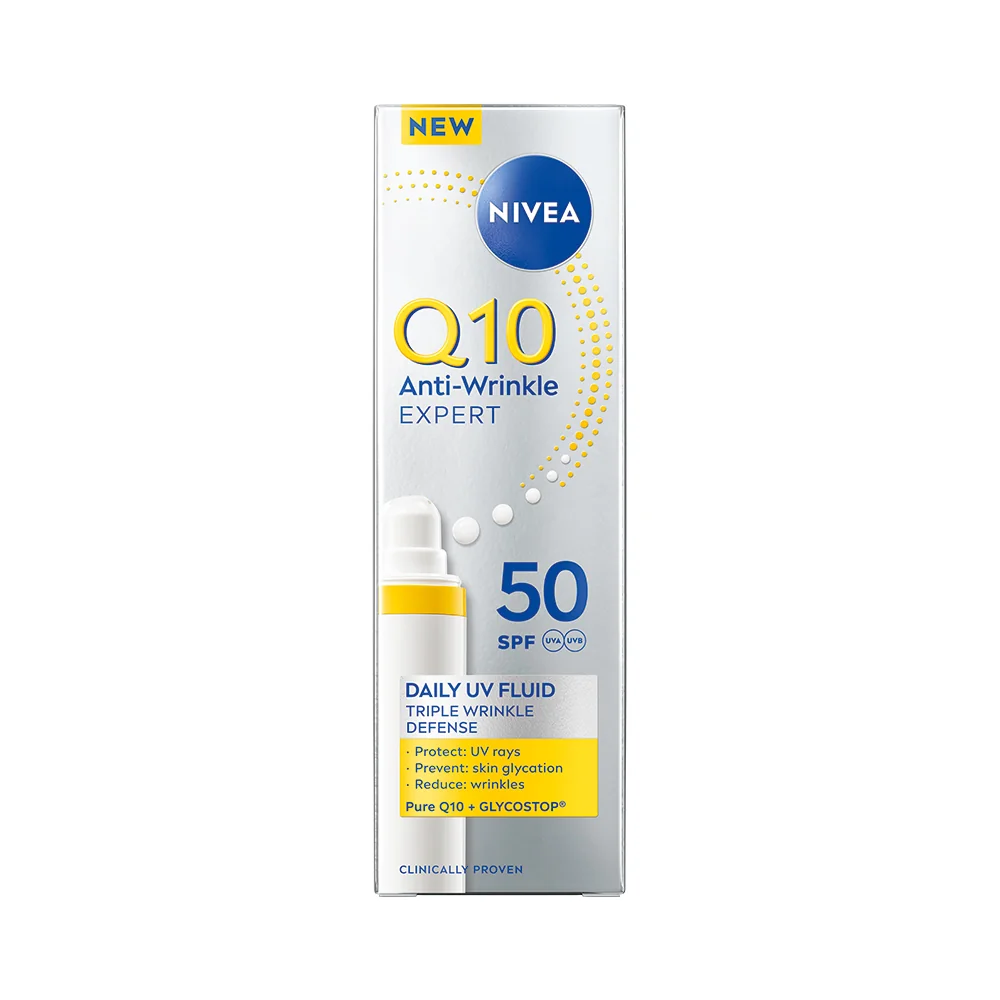 Nivea Q10 Anti-Wrinkle Expert Denní UV fluid SPF50 40 ml