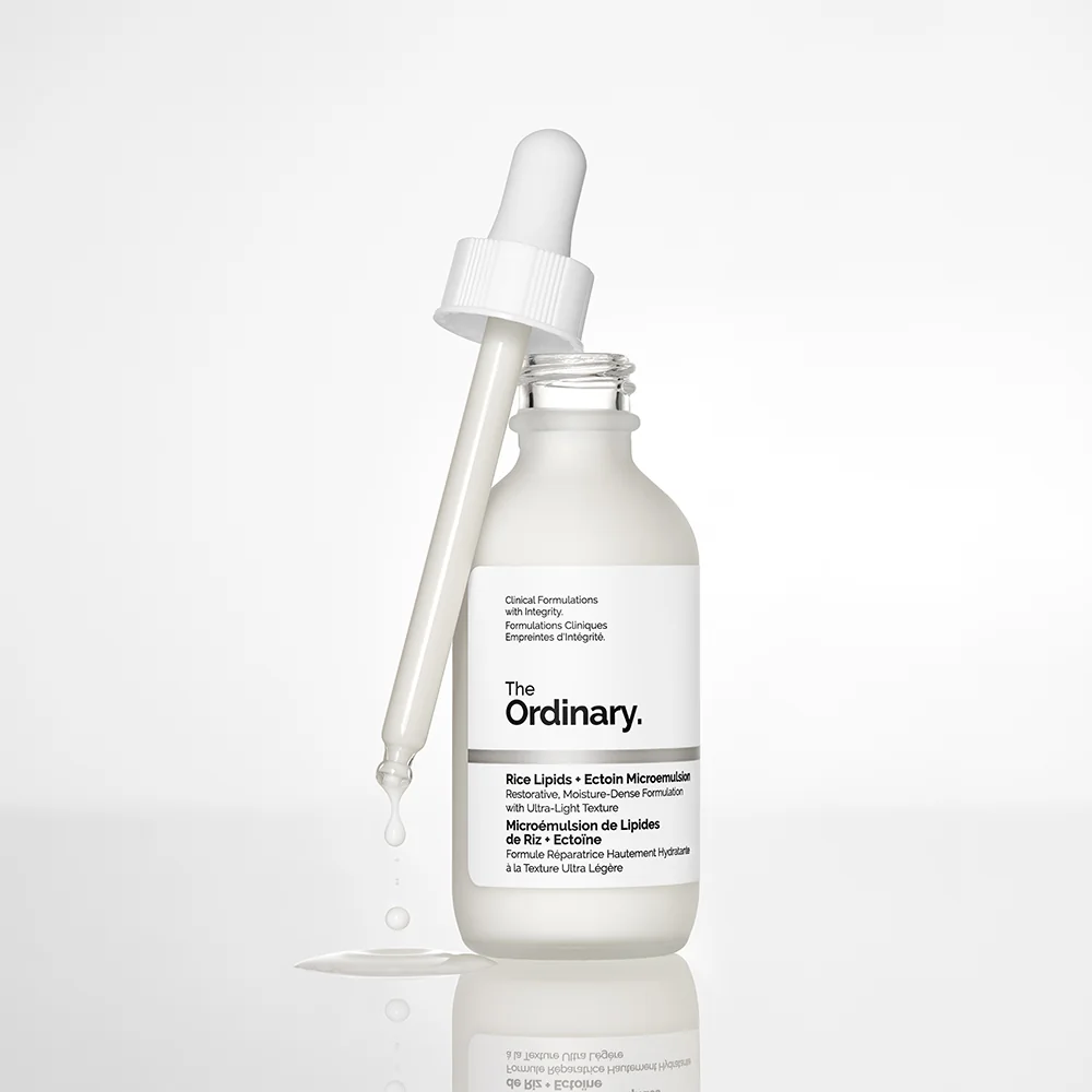 The Ordinary Rice Lipids Ectoin Microemulsion hydratační emulze 60 ml