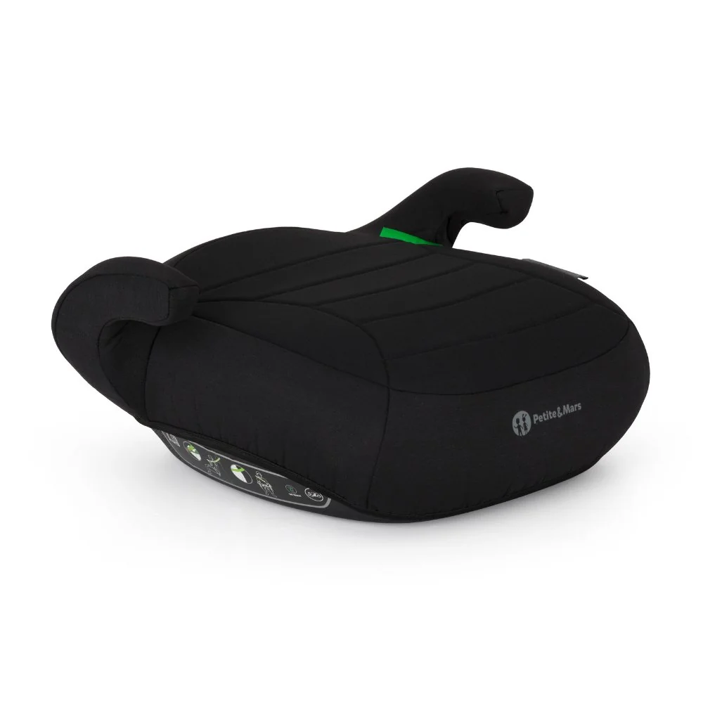 Petite&Mars Podsedák Zuno Coal Black 125 - 150 cm (22-36 kg)