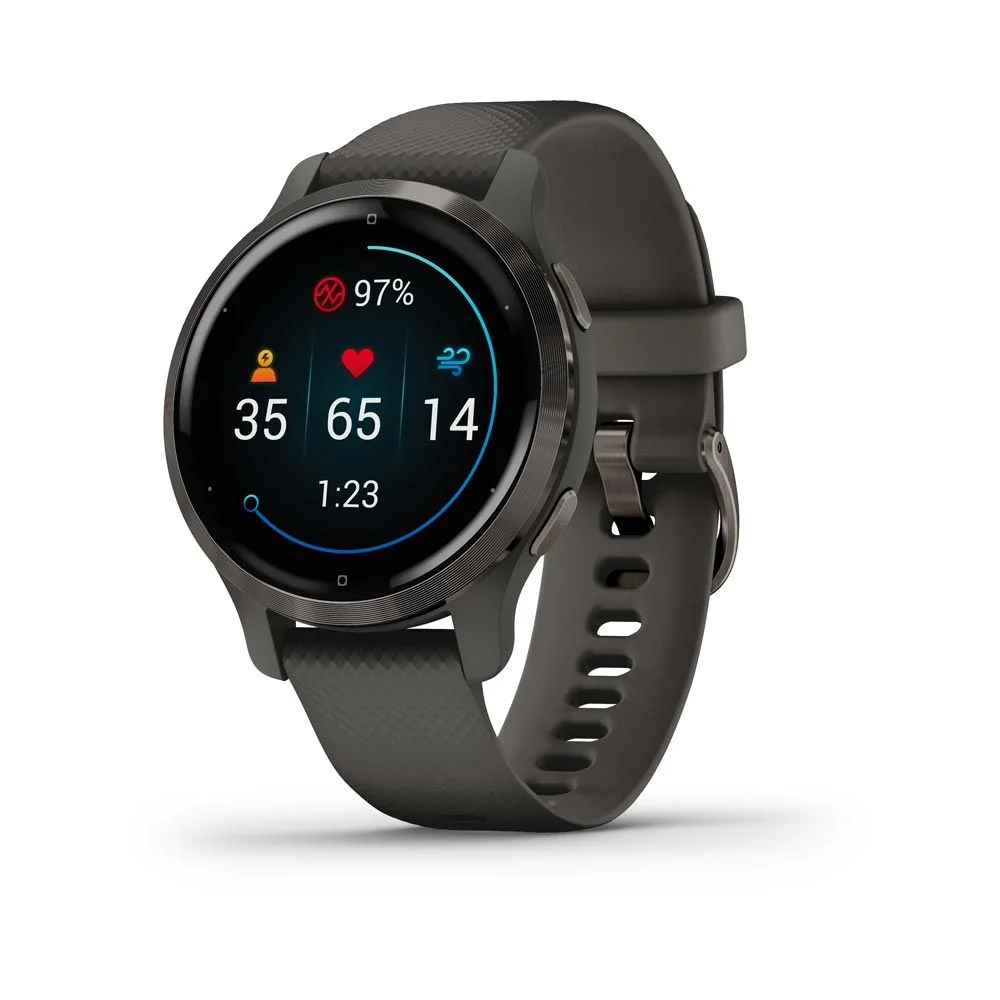 Garmin VENU 2S chytré hodinky Slate/Black