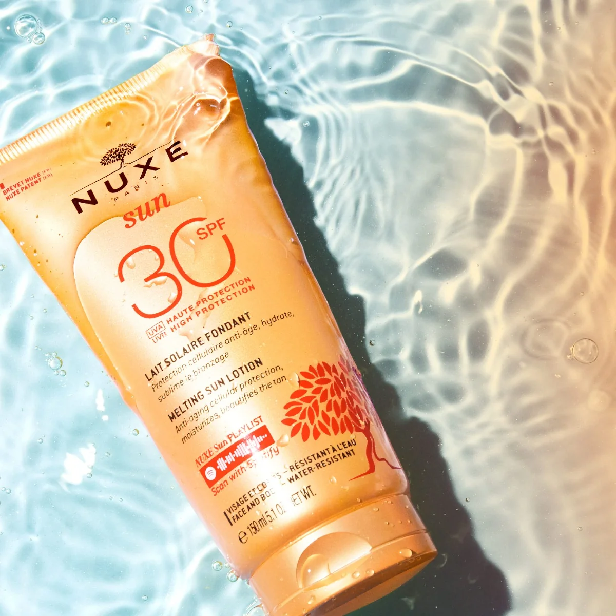 Nuxe Sun Tající opalovací mléko na tělo SPF 30 150 ml