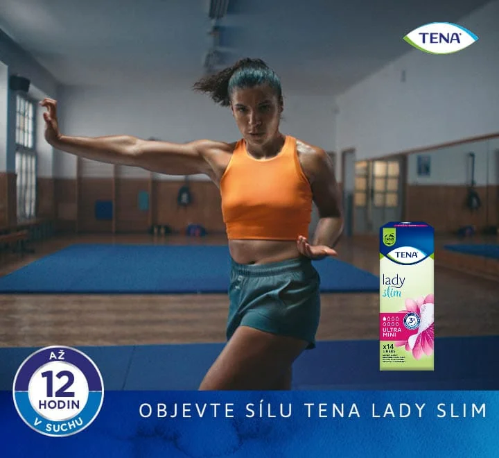 Objevte sílu Tena Lady Slim. Tena Lady Slim Ultra Mini inkontinenční vložky 14 ks Objevte sílu Tena Lady Slim. Tena Lady Slim Ultra Mini inkontinenční vložky 14 ks