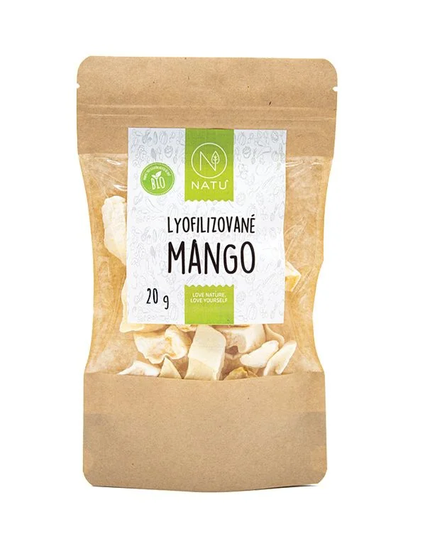NATU Lyofilizované mango BIO 20 g
