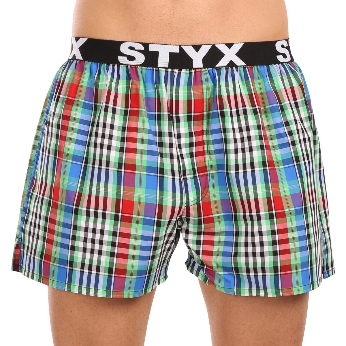 Styx Pánské trenky sportovní guma vícebarevné (B1036) L