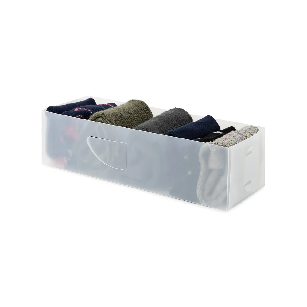 Compactor Optimo 30 x 10 x 8 cm malé transparentní organizéry 3 ks