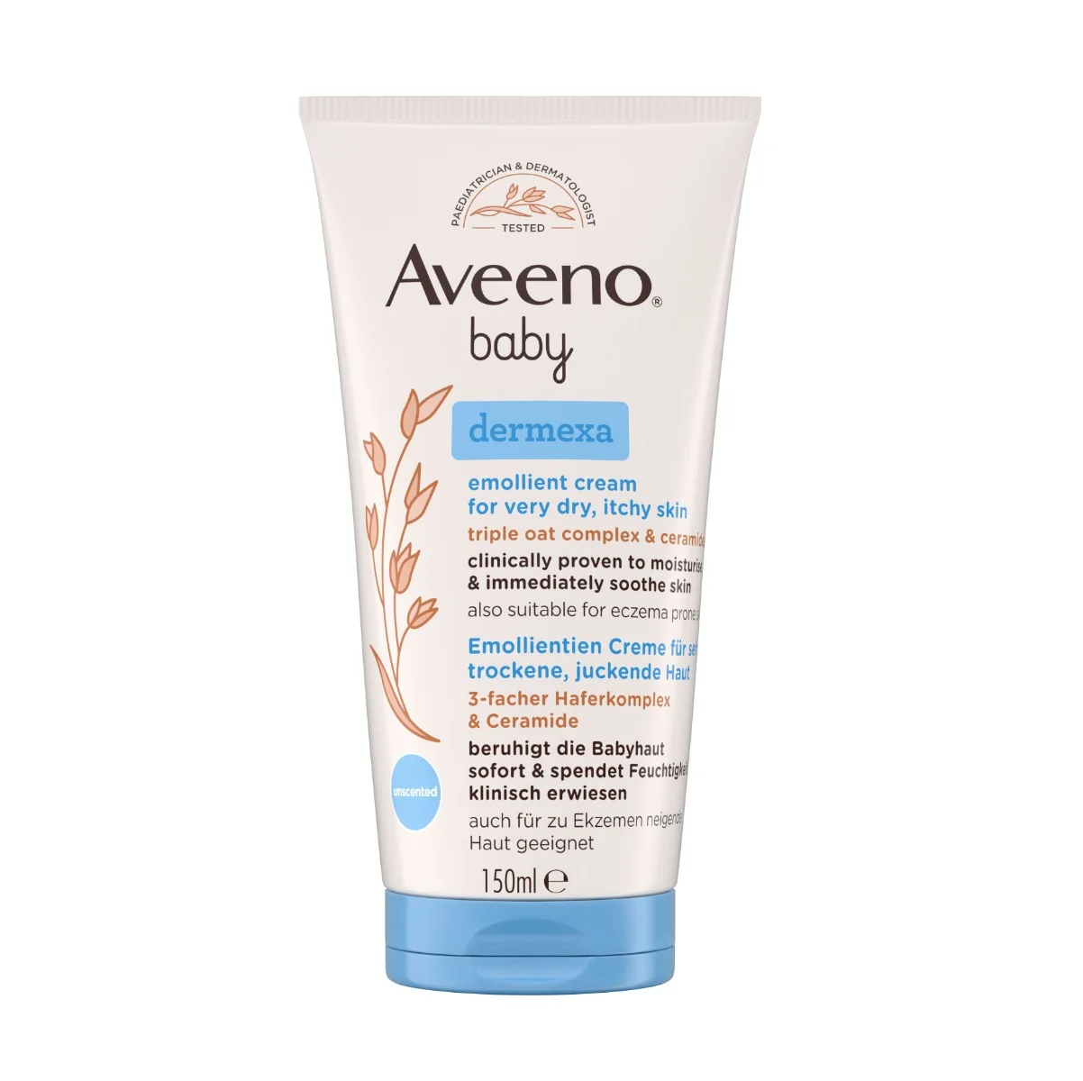 Aveeno Baby Dermexa Emolienční krém 150 ml