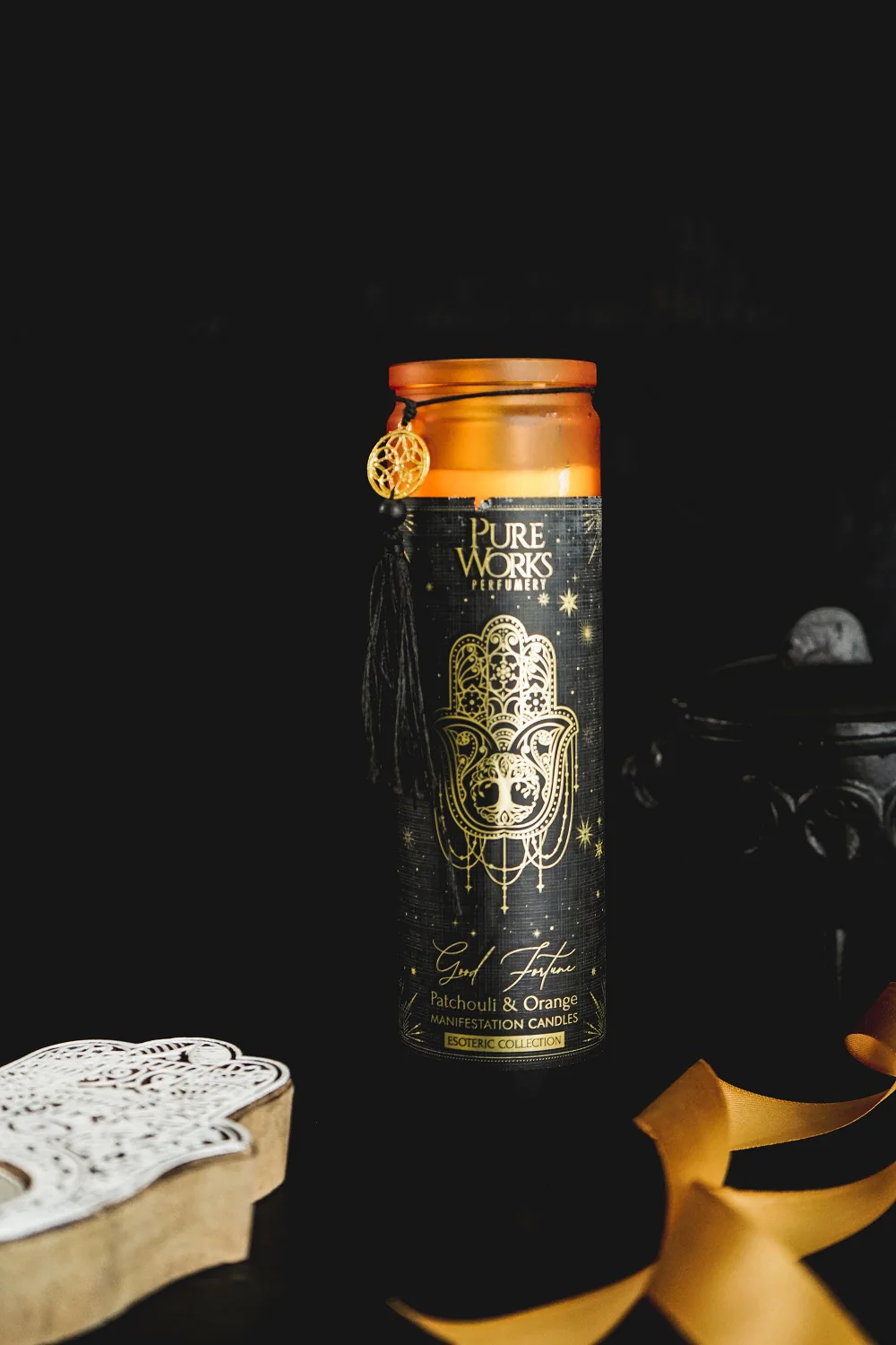 Song of India Vonná svíčka Pure Works - Patchouli & Orange 300 g