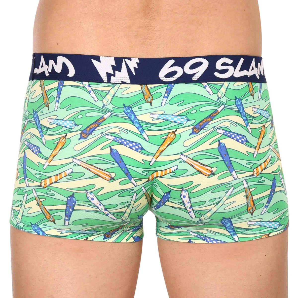69SLAM Pánské boxerky hip bamboo vegan 420 eliyah (MHBVGN-BB) L