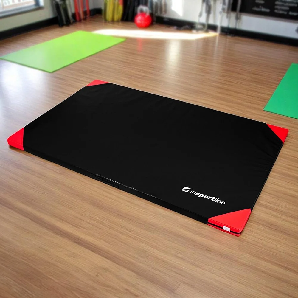 inSPORTline Gymnastická žíněnka Gabyk T90 200x120x6 cm černá
