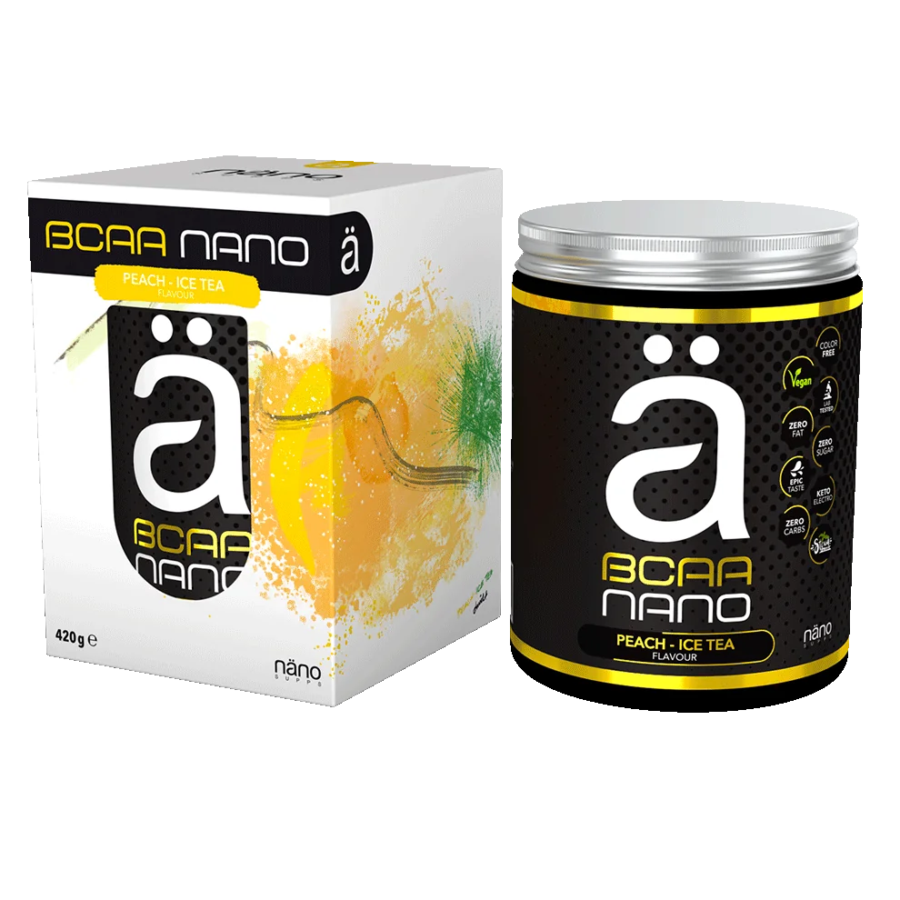 Näno Supps BCAA Nano 420g - broskvový ledový čaj