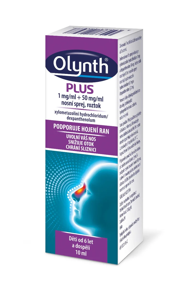 Olynth Plus 1 mg/ml + 50 mg/ml nosní sprej 10 ml