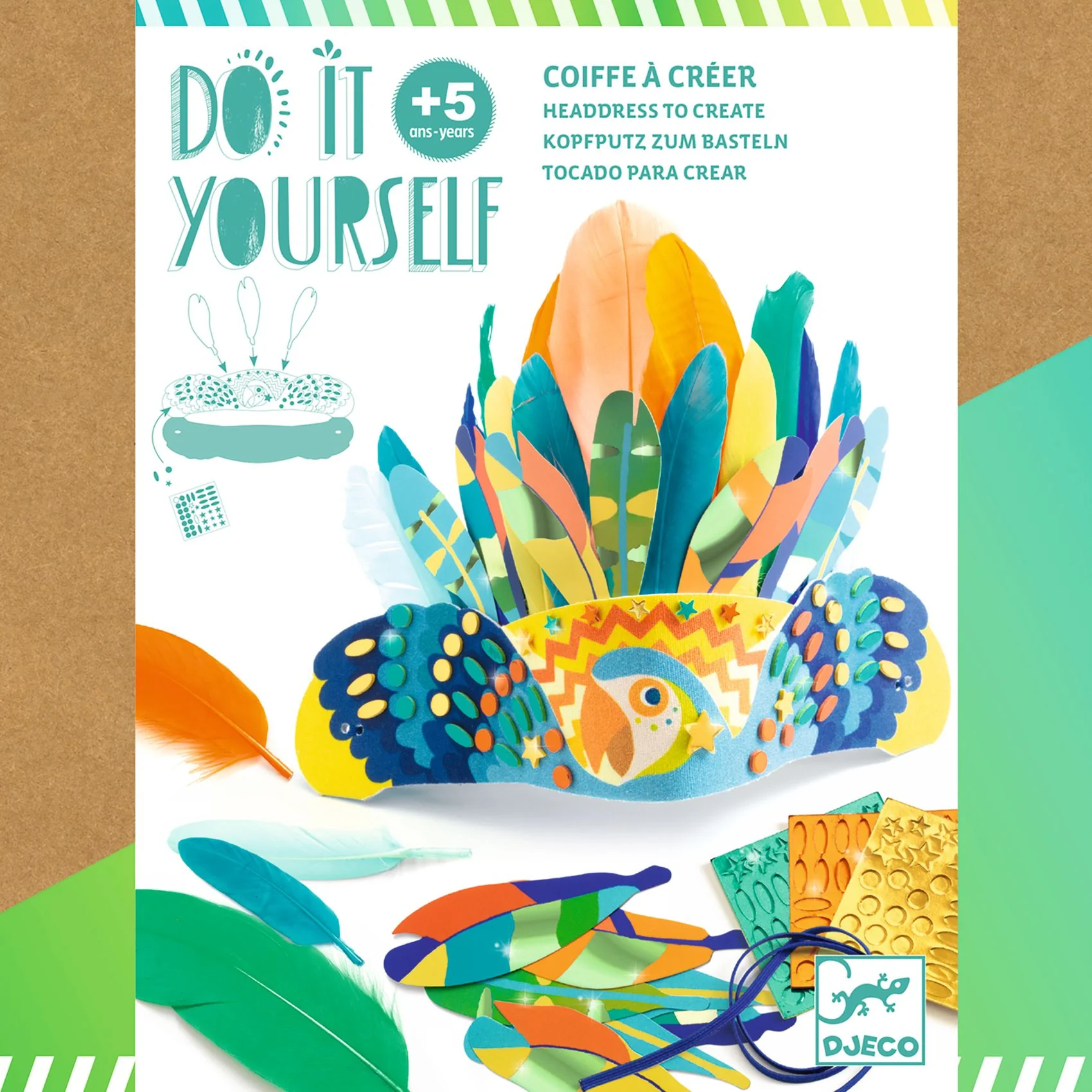 Djeco DIY Čelenka Rio