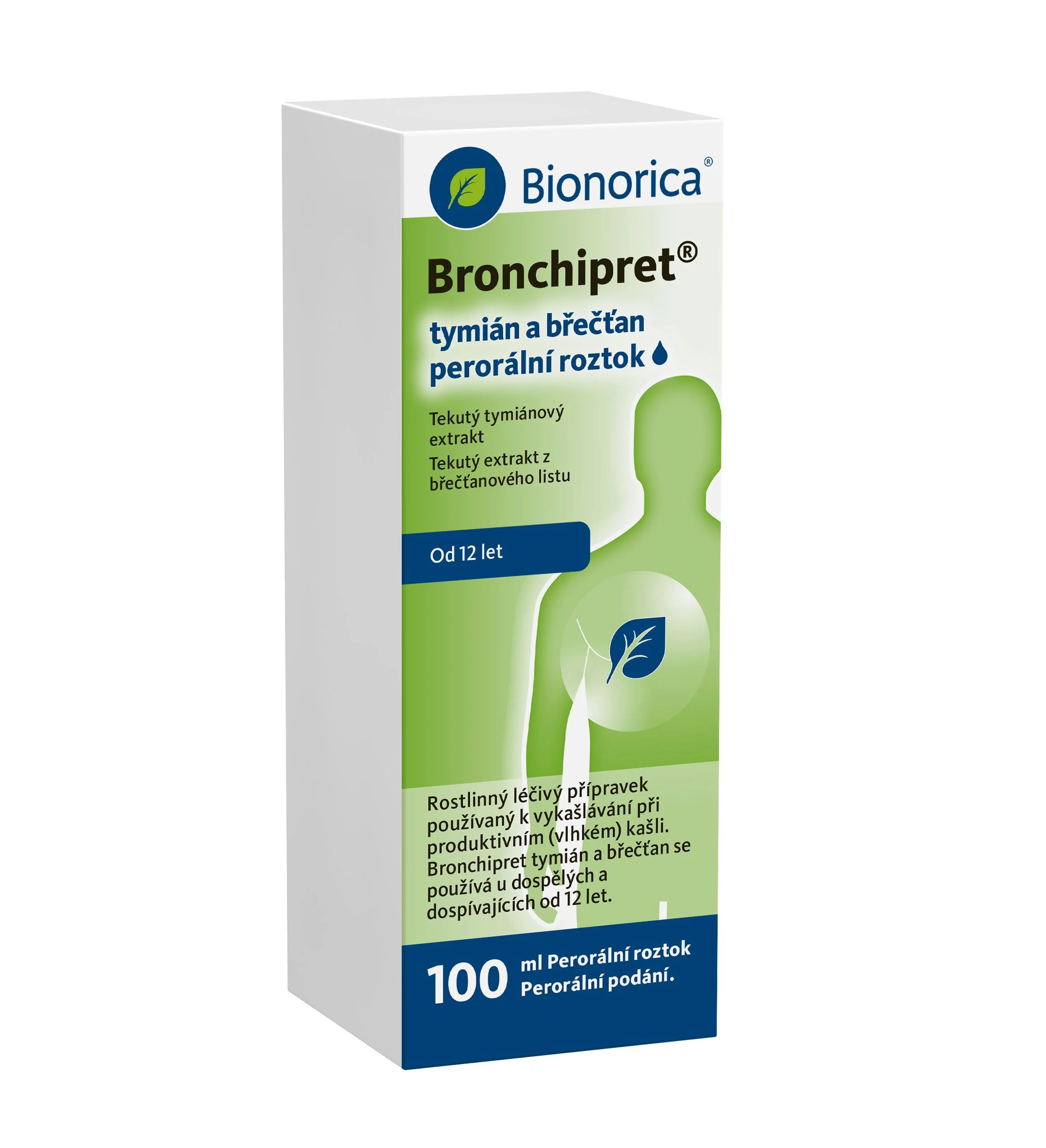 Bronchipret tymián a břečťan perorální roztok 100 ml