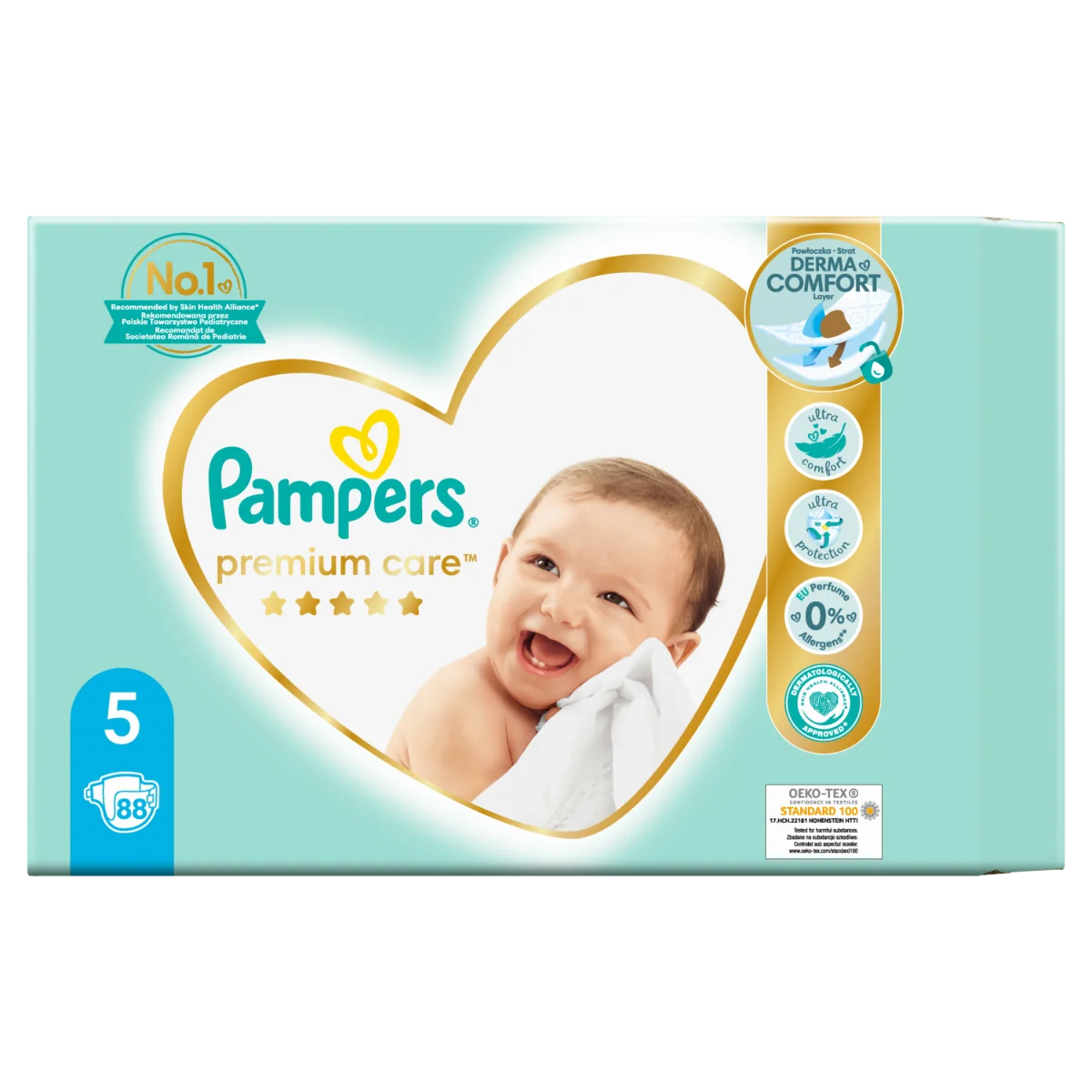 Pampers Premium Care vel. 5 11–16 kg dětské pleny 88 ks