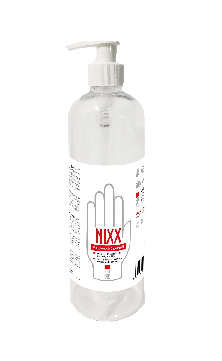 NIXX Hygienický gel na ruce dávkovač 400 ml