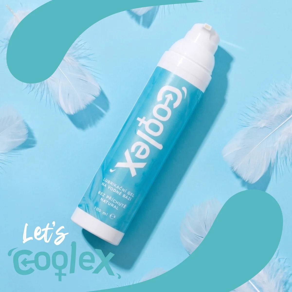 Coolex Lubrikační gel na vodní bázi natural 100 ml airless