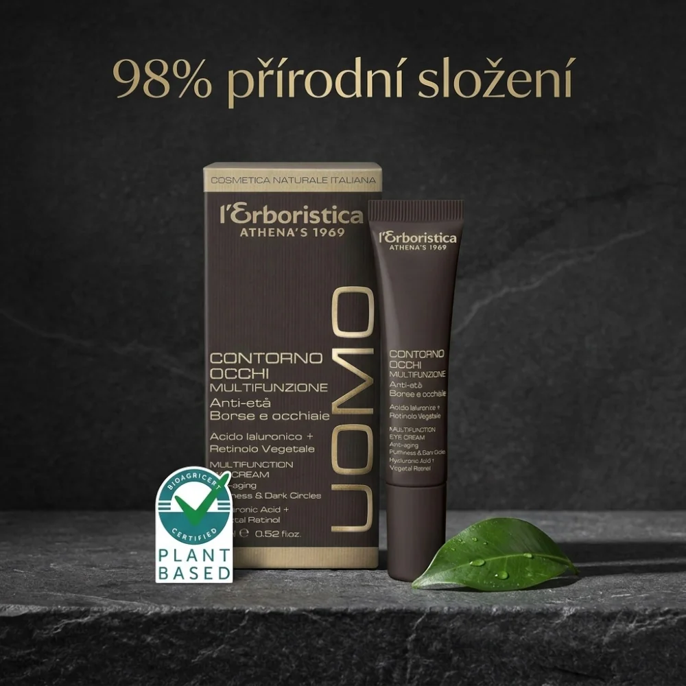 Erboristica UOMO Pánský oční krém 15 ml
