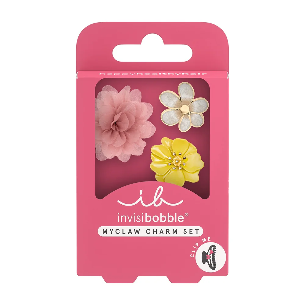 Invisibobble MYCLAW Hothouse Florals sada ozdob na skřipec 3 ks